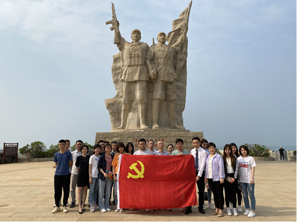 碧海丹心，邁向勝利的起點-美蘭免稅走進海南解放公園開展黨史學習教育活動